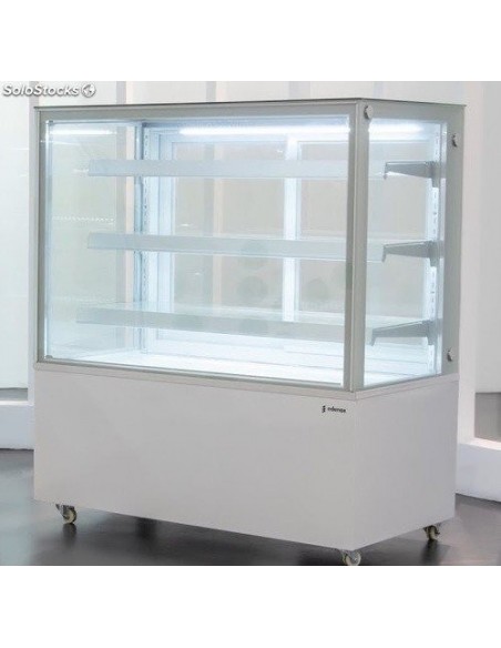 Vitrina Expositora Refrigerada con Cristal Recto 3 Estantes VERA-1500-R  Edenox Oferta 3.593,70 €