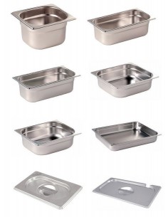 Cubetas Gastronorm Acero Inoxidable de GN2/3-100GNCH11