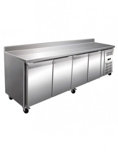 Mesa Refrigerada Snack Acero Inoxidable 4 Puertas PEKIN SNACK4200TN