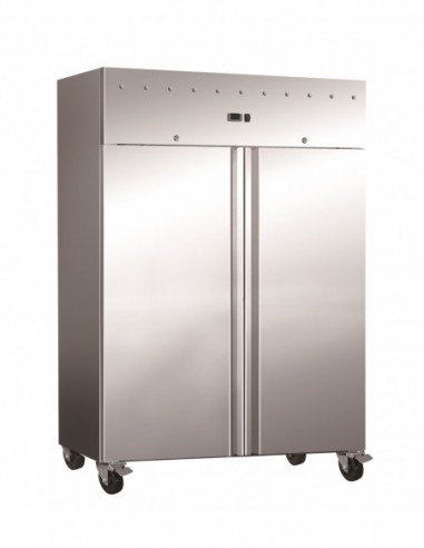 Armario Refrigerado GN2/1 Acero Inoxidable 2 Puertas 1200 litros PEKIN GN1200TNV