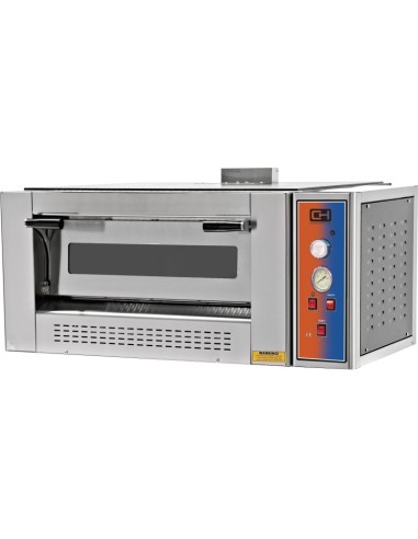 Horno Pizza a Gas capacidad 4 pizzas diámetro 30 cm EMP4G