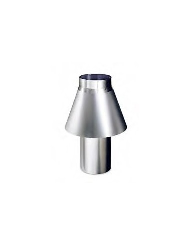 Chimenea antiviento para Hornos a Gas 150x500mm Línea TREVISO CHIMENEAG1