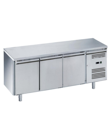 Mesa Refrigerada Snack Acero Inoxidable 3 Puertas MAF-SNACK3100TN-FC