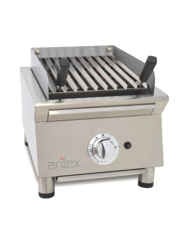 Barbacoa A Gas 40 Cm Piedra Volcánica Con Parrilla Inoxidable Regulable En 3 Alturas Línea 600 40BAR