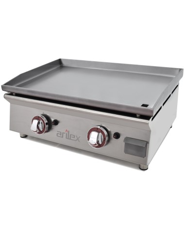 Plancha a gas 60 cm ARILEX en acero laminado de 6 mm 60PGLN