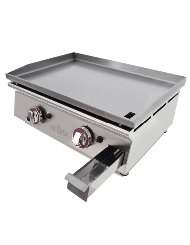 Plancha a gas 60 cm ARILEX en acero laminado de 6 mm 60PGLN