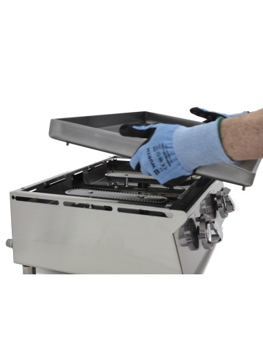 Plancha a gas 60 cm ARILEX en acero laminado de 6 mm 60PGLN