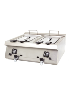 Freidora a gas doble DRNGF-7060 700mm