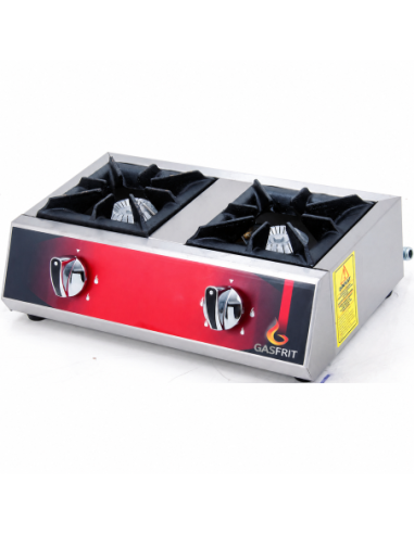 Cocina 2 fuegos a gas serie E-line GFD3