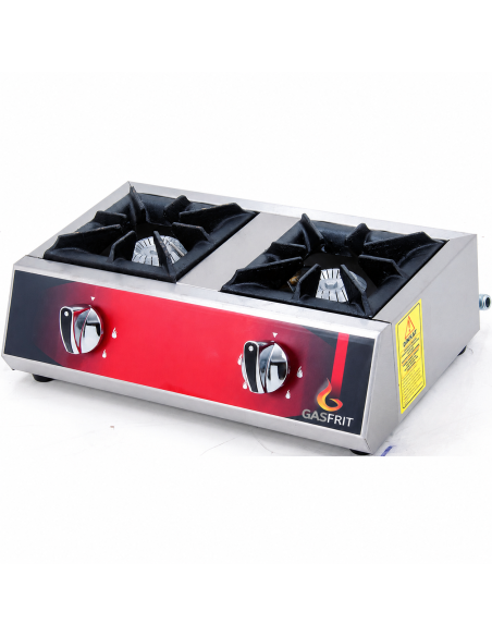 Cocina 2 fuegos a gas serie E-line GFD3