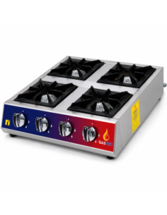 Cocina 4 fuegos a gas serie E-line GFD5