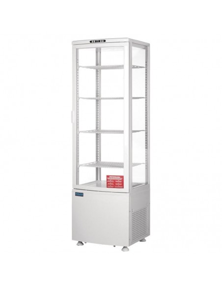 Expositor Refrigerado Vertical con Puerta Curva 235 Litros CB509 POLAR