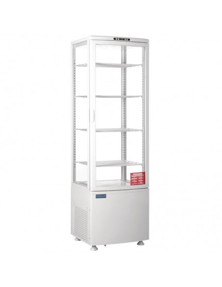 Expositor Refrigerado Vertical con Puerta Curva 235 Litros CB509 POLAR