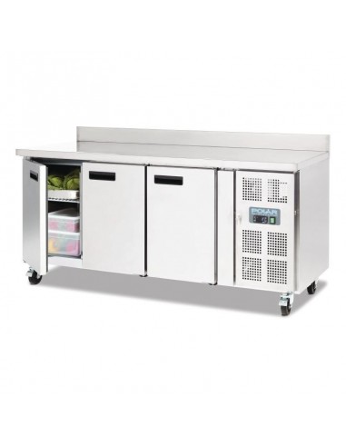 Bajomostrador Refrigerado Gastronorm de 3 puertas en Acero Inoxidable de 417 Litros DL915 POLAR