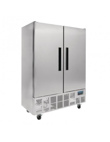 Armario Refrigerador Slimline con Doble Puerta de Acero Inoxidable 960 Litros GD879 POLAR