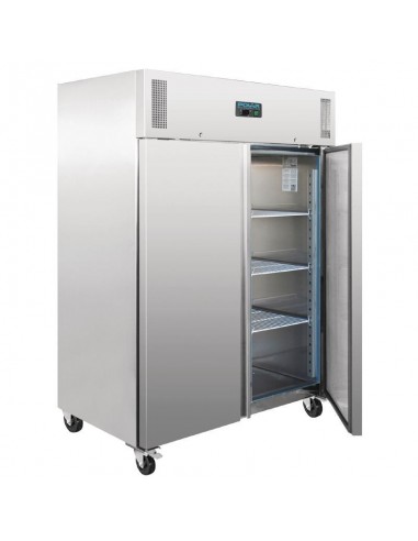 Armario Refrigerador Gastronorm de 2 puertas en Acero inoxidable 1300 Litros U634 POLAR