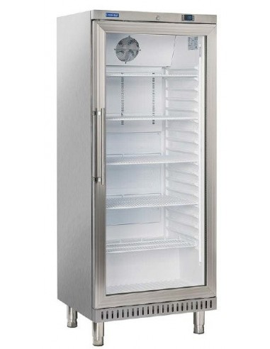 Armario refrigerado expositor Inoxidable especial Panadería 400 litros con estantes EUROFRED BYGX46