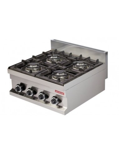 Cocinas a Gas Sobremesa 4 Fuego 4x 3.6KW Serie 600 GC606