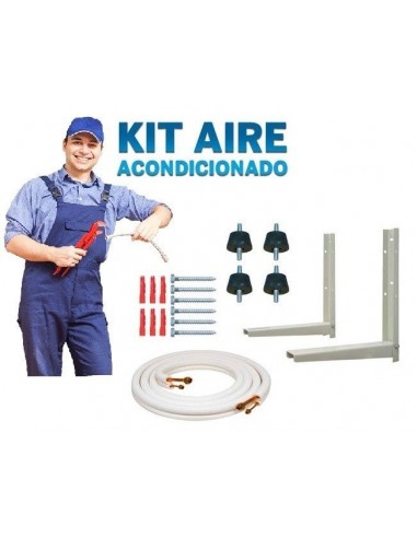 Kit Accesorios De Montaje Aire Acondicionado Con Tubería 3 M De 38 58 Kit3aire6000