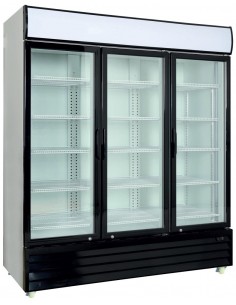 Armario Expositor Refrigerado 3 Puertas Batientes Vidrio CST1600