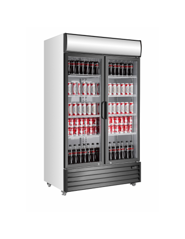 Armario Expositor Refrigerado 600L 2 Puertas Abatibles EXPO940TN