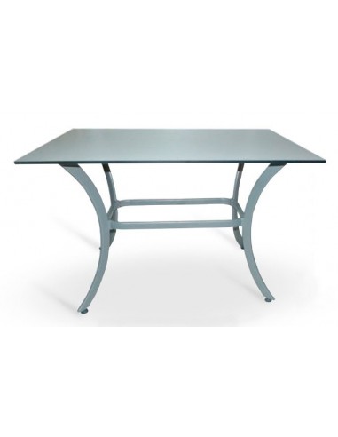 Mesa armazón aluminio acabado gris BAVIERA-R GRIS